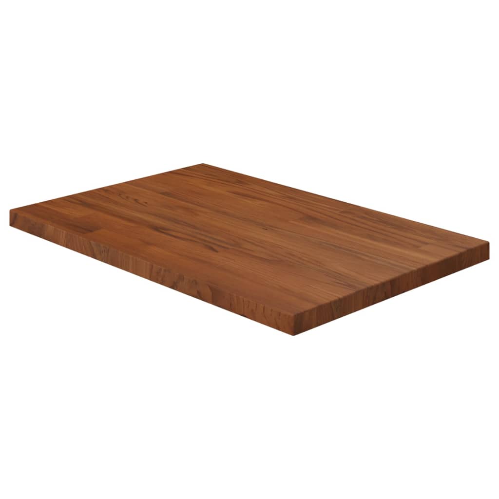 vidaXL Blat de baie, maro închis, 60x40x2,5 cm, lemn masiv tratat vidaXL Blat de baie, maro închis, 60x40x2,5 cm, lemn masiv tratat