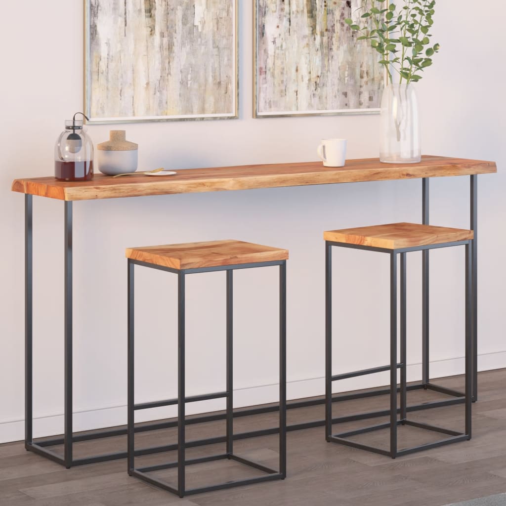 vidaXL Blat masă 160x40x2,5 cm dreptunghiular lemn acacia margine vie vidaXL Blat masă 160x40x2,5 cm dreptunghiular lemn acacia margine vie