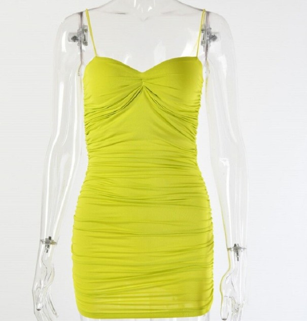 Rochie mini sexy verde deschis M