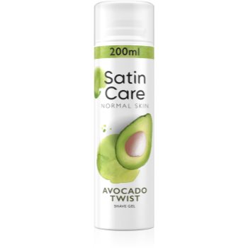 Gillette Satin Care Avocado Twist gel pentru bărbierit pentru femei Gillette Satin Care Avocado Twist gel pentru bărbierit pentru femei