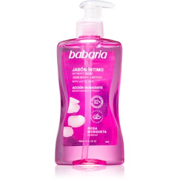 Babaria Rosa Mosqueta Gel pentru igiena intima gel de dus pentru femei pentru igiena intima cu extracte de trandafiri salbatici Babaria Rosa Mosqueta Gel pentru igiena intima gel de dus pentru femei pentru igiena intima cu extracte de trandafiri salbatici
