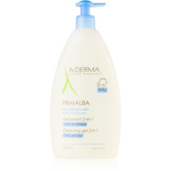A-Derma Primalba Baby gel de duș pentru corp și păr pentru copii A-Derma Primalba Baby gel de duș pentru corp și păr pentru copii