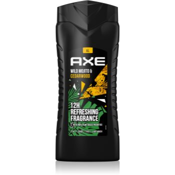 Axe Wild Green Mojito & Cedarwood Gel de duș pentru bărbați Axe Wild Green Mojito & Cedarwood Gel de duș pentru bărbați