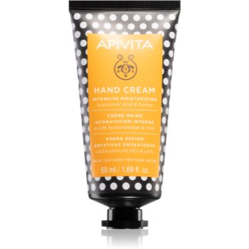 Apivita Hand Care Hyaluronic Acid & Honey crema de maini hidratanta cu miere Apivita Hand Care Hyaluronic Acid & Honey crema de maini hidratanta cu miere