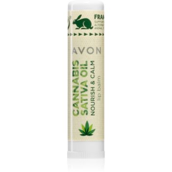 Avon Cannabis Sativa Oil Nourish & Calm balsam de buze cu ulei de canepa Avon Cannabis Sativa Oil Nourish & Calm balsam de buze cu ulei de canepa