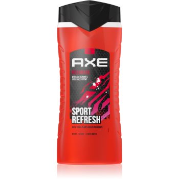 Axe Recharge Arctic Mint & Cool Spices gel de dus revigorant 3 in 1 Axe Recharge Arctic Mint & Cool Spices gel de dus revigorant 3 in 1
