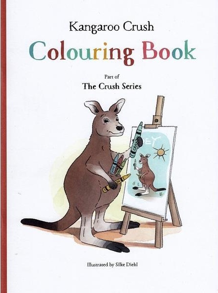 Kangaroo Crush Colouring Book | Ian Worboys