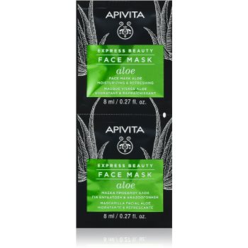 Apivita Express Beauty Aloe mască hidratantă răcoritoare faciale Apivita Express Beauty Aloe mască hidratantă răcoritoare faciale