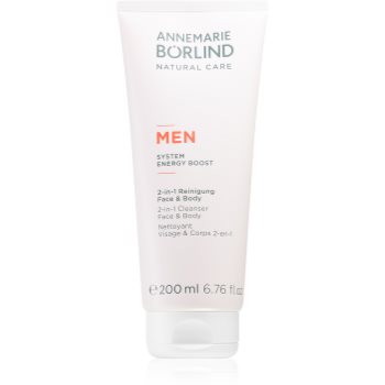 ANNEMARIE BÖRLIND MEN SYSTEM ENERGY BOOST gel de curățare pentru fata si corp ANNEMARIE BÖRLIND MEN SYSTEM ENERGY BOOST gel de curățare pentru fata si corp
