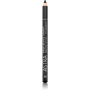 Astra Make-up Deep Black Smoky creion kohl pentru ochi pentru un machiaj fumuriu Astra Make-up Deep Black Smoky creion kohl pentru ochi pentru un machiaj fumuriu