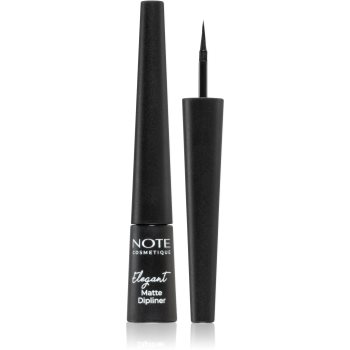 Note Cosmetique Elegant Matte Dipliner tuș lichid pentru ochi, cu efect mat Note Cosmetique Elegant Matte Dipliner tuș lichid pentru ochi, cu efect mat