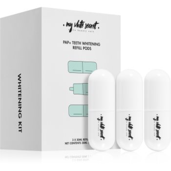 My White Secret PAP+ Teeth Whitening Refill Pods gel decolorant activator rezervă My White Secret PAP+ Teeth Whitening Refill Pods gel decolorant activator rezervă
