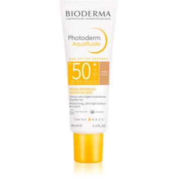 Bioderma Photoderm Aquafluid fluid protector tonifiant pentru față SPF 50+ Bioderma Photoderm Aquafluid fluid protector tonifiant pentru față SPF 50+