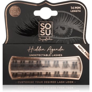 SOSU Cosmetics Hidden Agenda Undetectable Lashes pachet cu gene fără noduri autoadezive SOSU Cosmetics Hidden Agenda Undetectable Lashes pachet cu gene fără noduri autoadezive