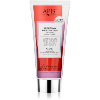 Apis Natural Cosmetics Watermelon Refreshment spuma calmanta de corp Apis Natural Cosmetics Watermelon Refreshment spuma calmanta de corp
