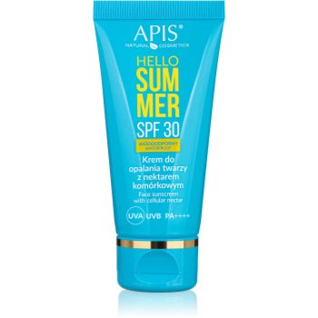 Apis Natural Cosmetics Hello Summer crema de soare pentru fata SPF 30 Apis Natural Cosmetics Hello Summer crema de soare pentru fata SPF 30