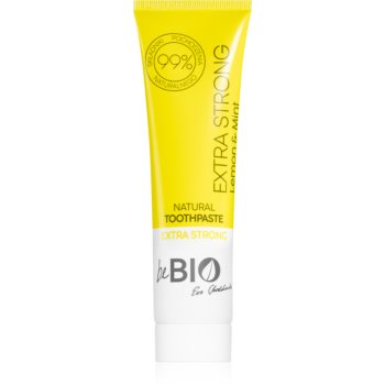 beBIO Ewa Chodakowska Extra Strong Lemon & Mint pastă naturală pentru dinti beBIO Ewa Chodakowska Extra Strong Lemon & Mint pastă naturală pentru dinti