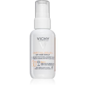 Vichy Capital Soleil fluid protector tonifiant pentru față SPF 50+ Vichy Capital Soleil fluid protector tonifiant pentru față SPF 50+
