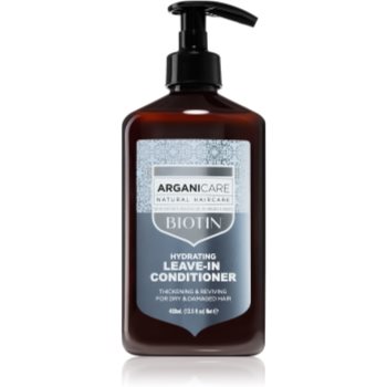 Arganicare Biotin Leave-In Conditioner balsam (nu necesita clatire) pentru păr uscat și deteriorat Arganicare Biotin Leave-In Conditioner balsam (nu necesita clatire) pentru păr uscat și deteriorat