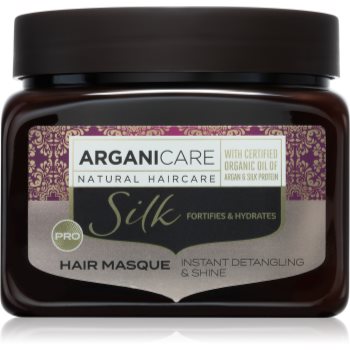 Arganicare Silk Protein Fortifying Mask Masca hidratanta par cu proteine Arganicare Silk Protein Fortifying Mask Masca hidratanta par cu proteine