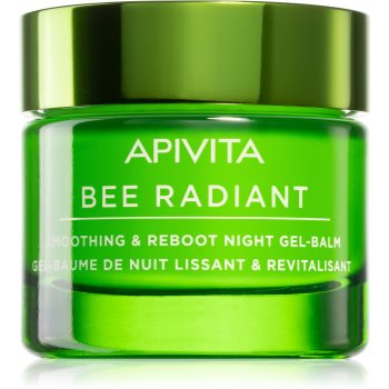 Apivita Bee Radiant gel balsam detoxifiant pentru noapte și netezire Apivita Bee Radiant gel balsam detoxifiant pentru noapte și netezire