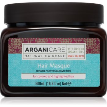 Arganicare Argan Oil & Shea Butter Hair Masque mască de hidratare profundă pentru păr vopsit Arganicare Argan Oil & Shea Butter Hair Masque mască de hidratare profundă pentru păr vopsit