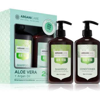 Arganicare Aloe vera Duo Box set cadou (cu efect de hidratare) Arganicare Aloe vera Duo Box set cadou (cu efect de hidratare)