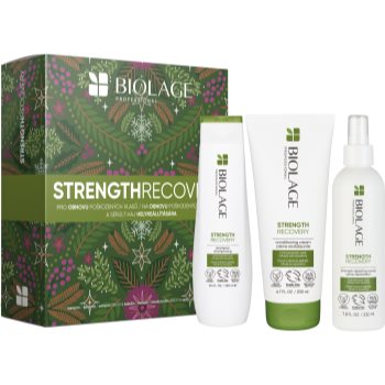 Biolage Strength Recovery set cadou (pentru par deteriorat) Biolage Strength Recovery set cadou (pentru par deteriorat)