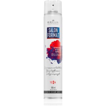Brelil Professional Salon Format Strong Fixing Spray fixativ pentru fixare și formă Brelil Professional Salon Format Strong Fixing Spray fixativ pentru fixare și formă
