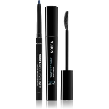 NOBEA Day-to-Day Automatic Eyeliner & 3D Effect Waterproof Mascara make-up set 2 pentru femei NOBEA Day-to-Day Automatic Eyeliner & 3D Effect Waterproof Mascara make-up set 2 pentru femei