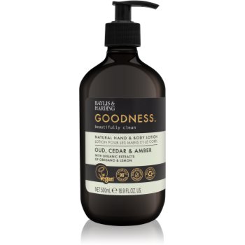 Baylis & Harding Goodness Oud, Cedar & Amber Lotiune de corp delicata Baylis & Harding Goodness Oud, Cedar & Amber Lotiune de corp delicata