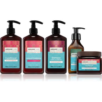 Arganicare Argan Oil & Shea Butter Set set cadou(pentru par deteriorat si vopsit) Arganicare Argan Oil & Shea Butter Set set cadou(pentru par deteriorat si vopsit)