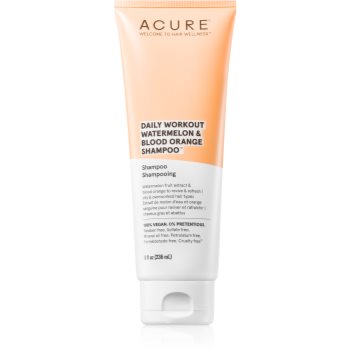 ACURE Daily Workout Watermelon & Blood Orange șampon tratament pentru îngrijirea scalpului ACURE Daily Workout Watermelon & Blood Orange șampon tratament pentru îngrijirea scalpului