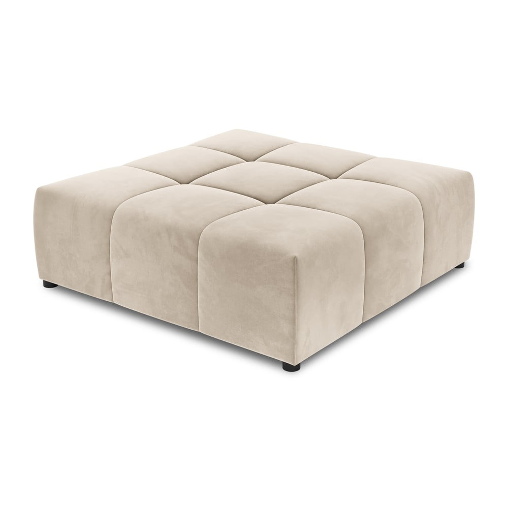 Modul pentru canapea bej cu tapițerie din catifea Rome Velvet - Cosmopolitan Design Modul pentru canapea bej cu tapițerie din catifea Rome Velvet - Cosmopolitan Design