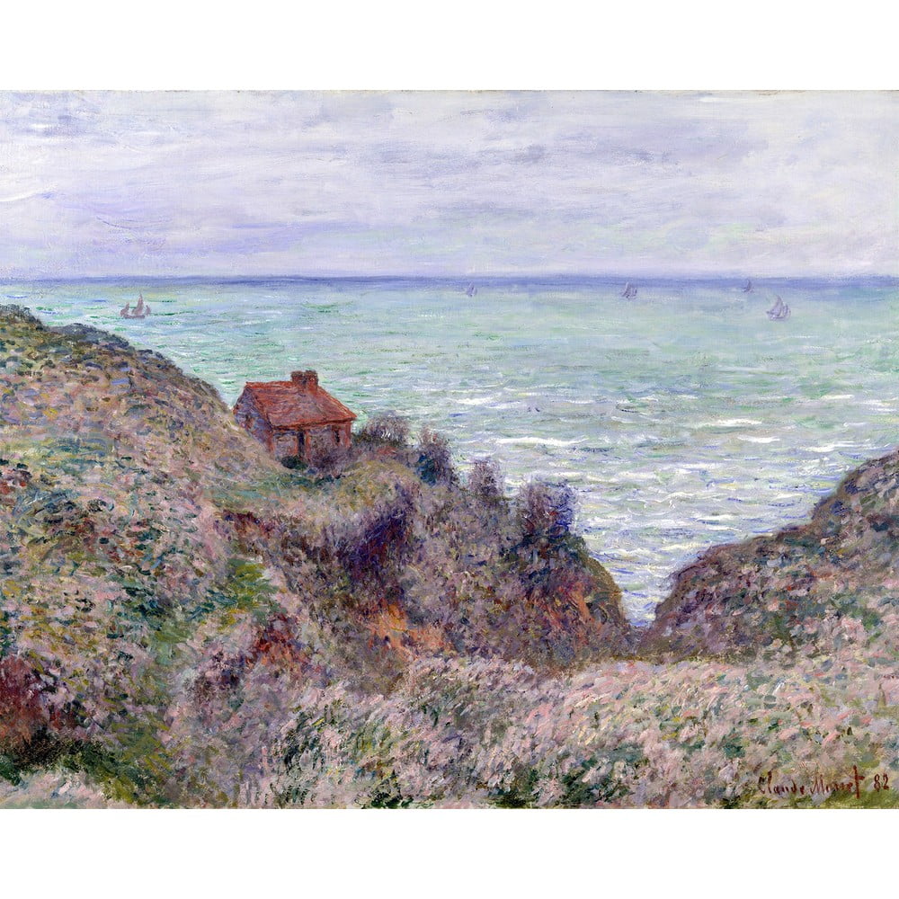 Reproducere tablou Claude Monet - Cabin of the Customs Watch, 50x40 cm Reproducere tablou Claude Monet - Cabin of the Customs Watch, 50x40 cm