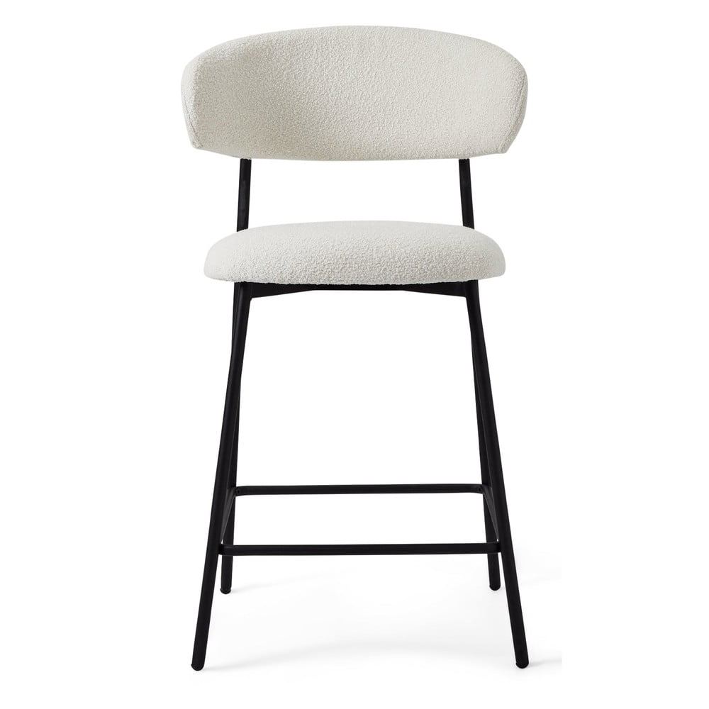 Scaune de bar albe 2 buc. (înălțime șezut 65 cm) Diana – Furnhouse Scaune de bar albe 2 buc. (înălțime șezut 65 cm) Diana – Furnhouse