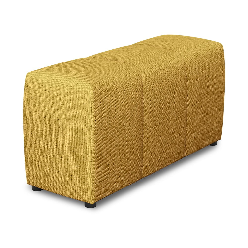 Cotieră pentru canapea modulară galbenă Rome - Cosmopolitan Design Cotieră pentru canapea modulară galbenă Rome - Cosmopolitan Design