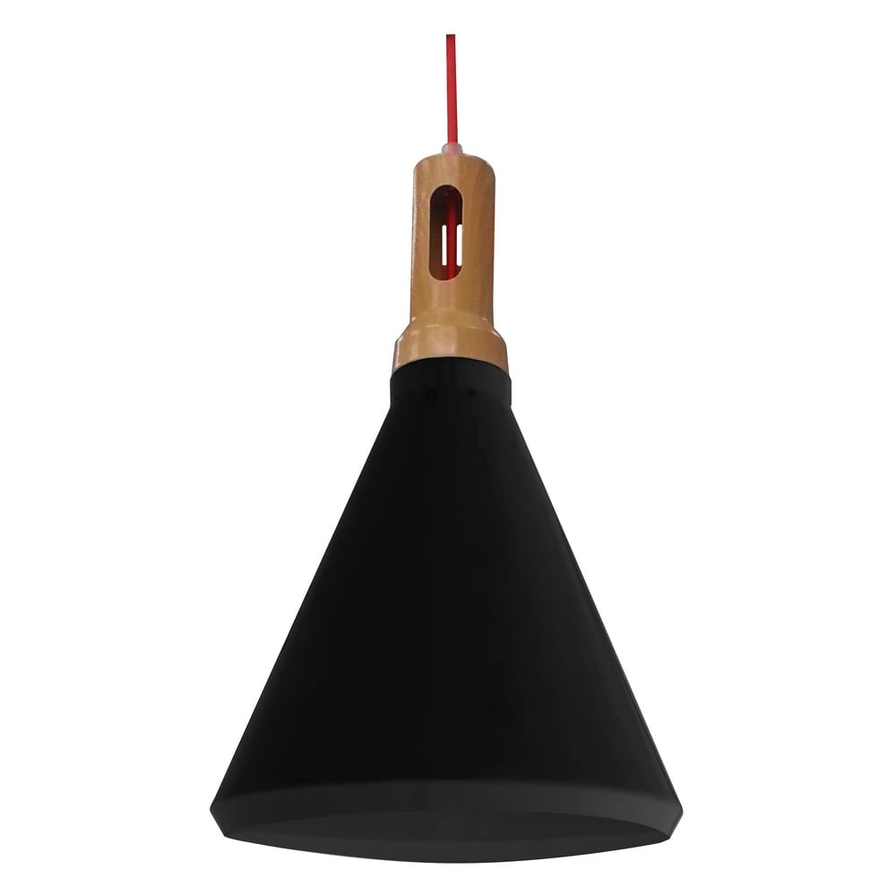 Lustră neagră cu abajur din metal ø 26 cm Robinson – Candellux Lighting Lustră neagră cu abajur din metal ø 26 cm Robinson – Candellux Lighting