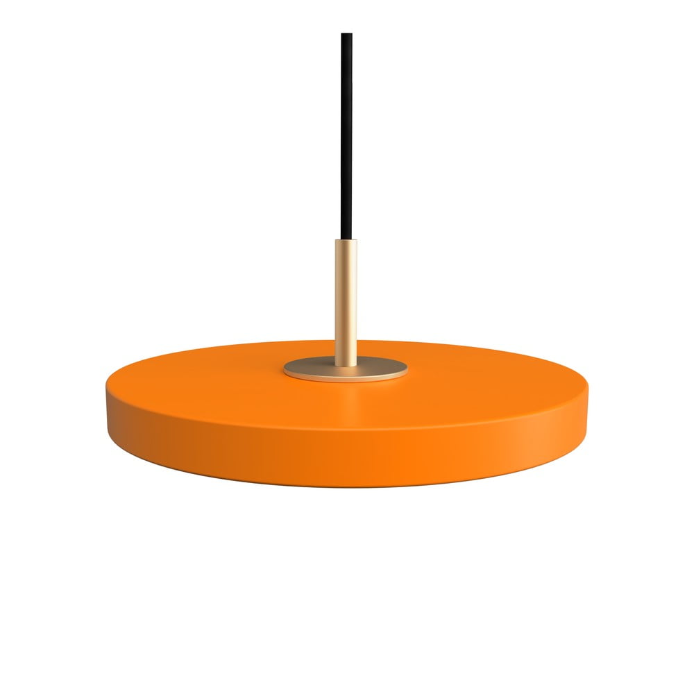 Lustră portocalie LED cu abajur din metal ø 15 cm Asteria Micro – UMAGE Lustră portocalie LED cu abajur din metal ø 15 cm Asteria Micro – UMAGE