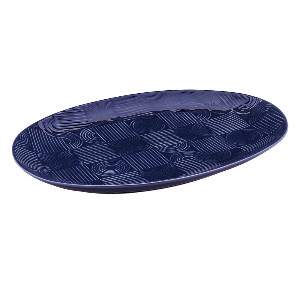 Platou de servire albastru închis din ceramică 30x41 cm Arc – Maxwell & Williams Platou de servire albastru închis din ceramică 30x41 cm Arc – Maxwell & Williams