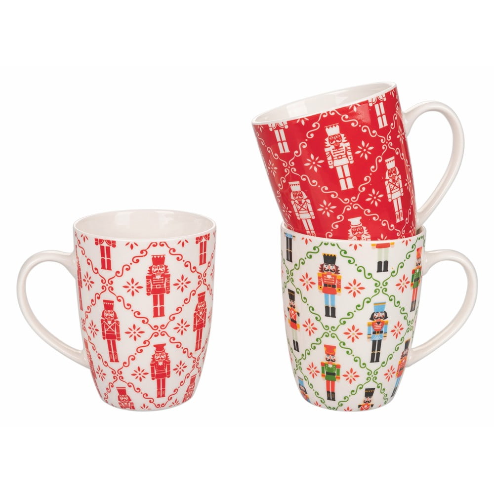 Set 6 căni de Crăciun din gresie VDE Tivoli 1996 Nutcracker, 350 ml Set 6 căni de Crăciun din gresie VDE Tivoli 1996 Nutcracker, 350 ml