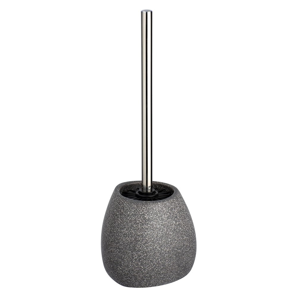 Perie de toaletă din ceramică Wenko Marla, înălțime 38,5 cm, gri Perie de toaletă din ceramică Wenko Marla, înălțime 38,5 cm, gri