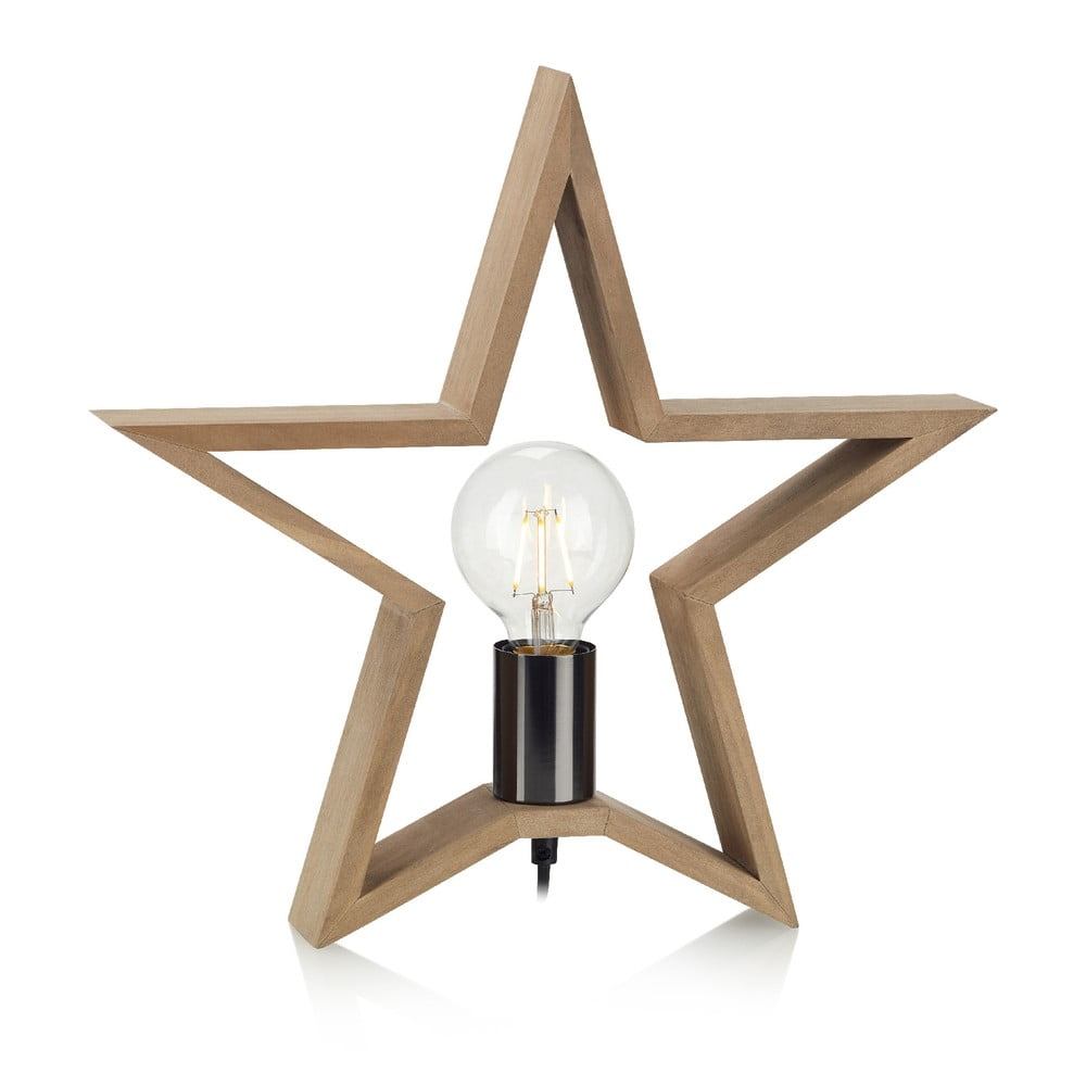 Decorațiune luminoasă din lemn Markslöjd Marta, înălțime 40 cm, maro Decorațiune luminoasă din lemn Markslöjd Marta, înălțime 40 cm, maro