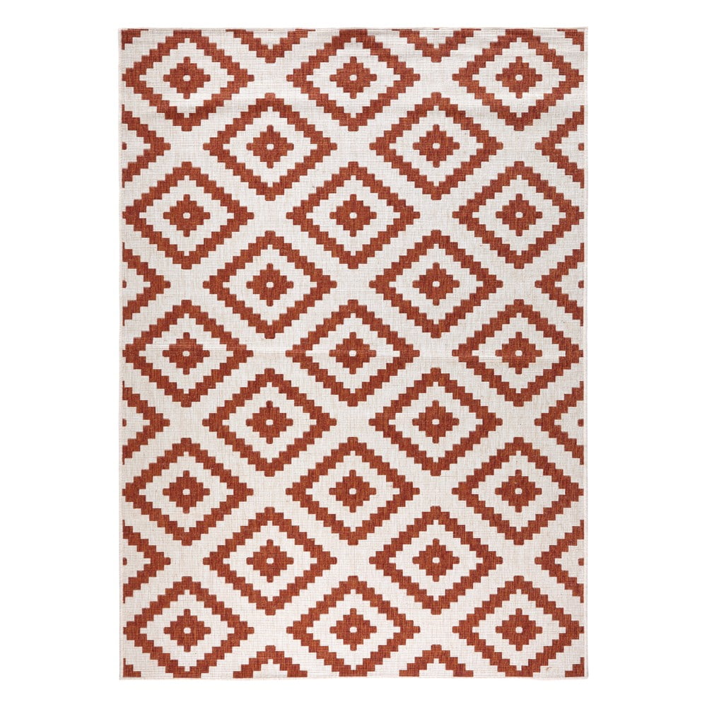 Covor adecvat pentru exterior NORTHRUGS Malta, 160 x 230 cm, maro - crem Covor adecvat pentru exterior NORTHRUGS Malta, 160 x 230 cm, maro - crem
