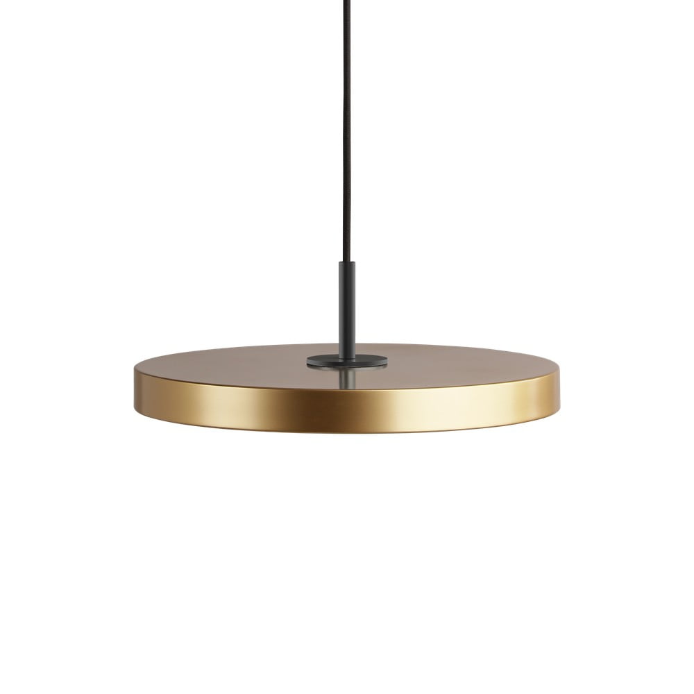 Lustră aurie LED cu abajur din metal ø 31 cm Asteria Mini – UMAGE Lustră aurie LED cu abajur din metal ø 31 cm Asteria Mini – UMAGE