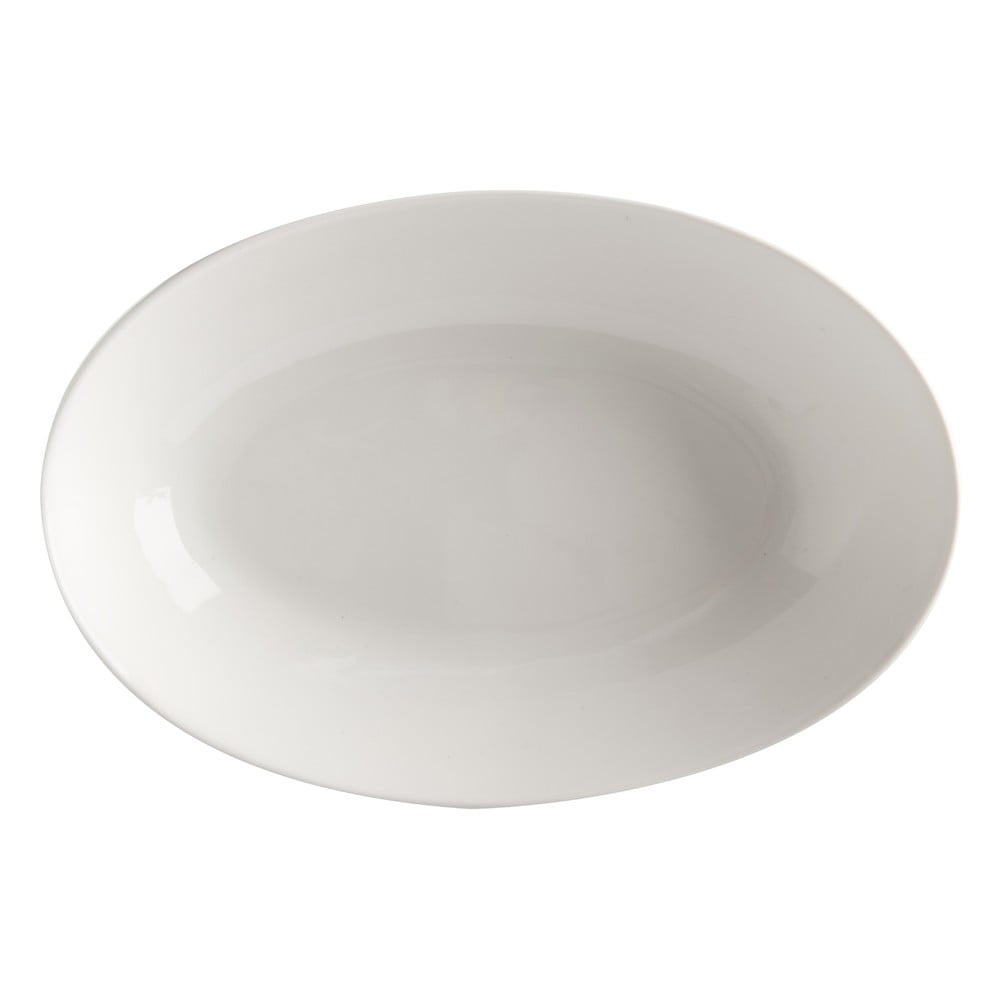 Farfurie adâncă din porțelan Maxwell & Williams Basic, 25 x 17 cm, alb Farfurie adâncă din porțelan Maxwell & Williams Basic, 25 x 17 cm, alb