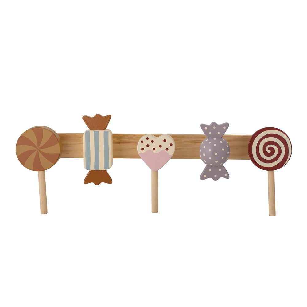 Cuier de perete pentru copii din lemn de pin Rudy - Bloomingville Mini Cuier de perete pentru copii din lemn de pin Rudy - Bloomingville Mini