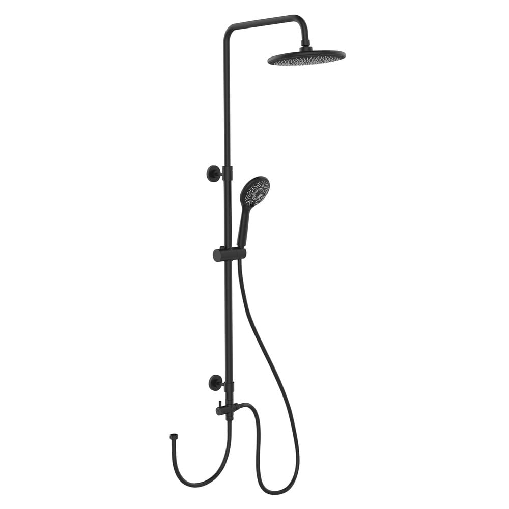 Set de duș negru din oțel inoxidabil 120 cm Water Saving – Wenko Set de duș negru din oțel inoxidabil 120 cm Water Saving – Wenko