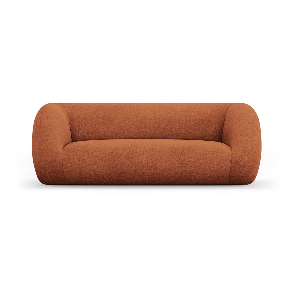 Canapea portocalie cu tapițerie din stofă bouclé 210 cm Essen – Cosmopolitan Design Canapea portocalie cu tapițerie din stofă bouclé 210 cm Essen – Cosmopolitan Design