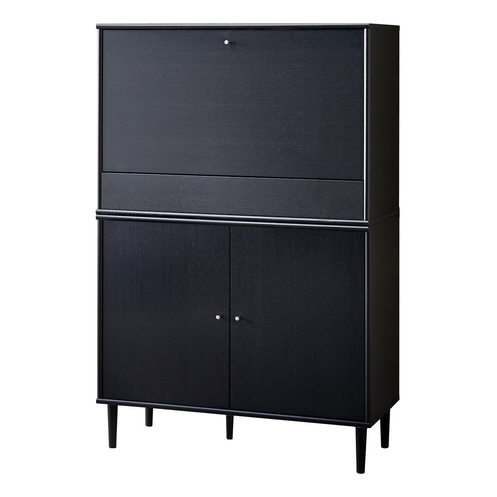 Dulap de vinuri negru în decor de frasin 89x136 cm Mistral - Hammel Furniture Dulap de vinuri negru în decor de frasin 89x136 cm Mistral - Hammel Furniture